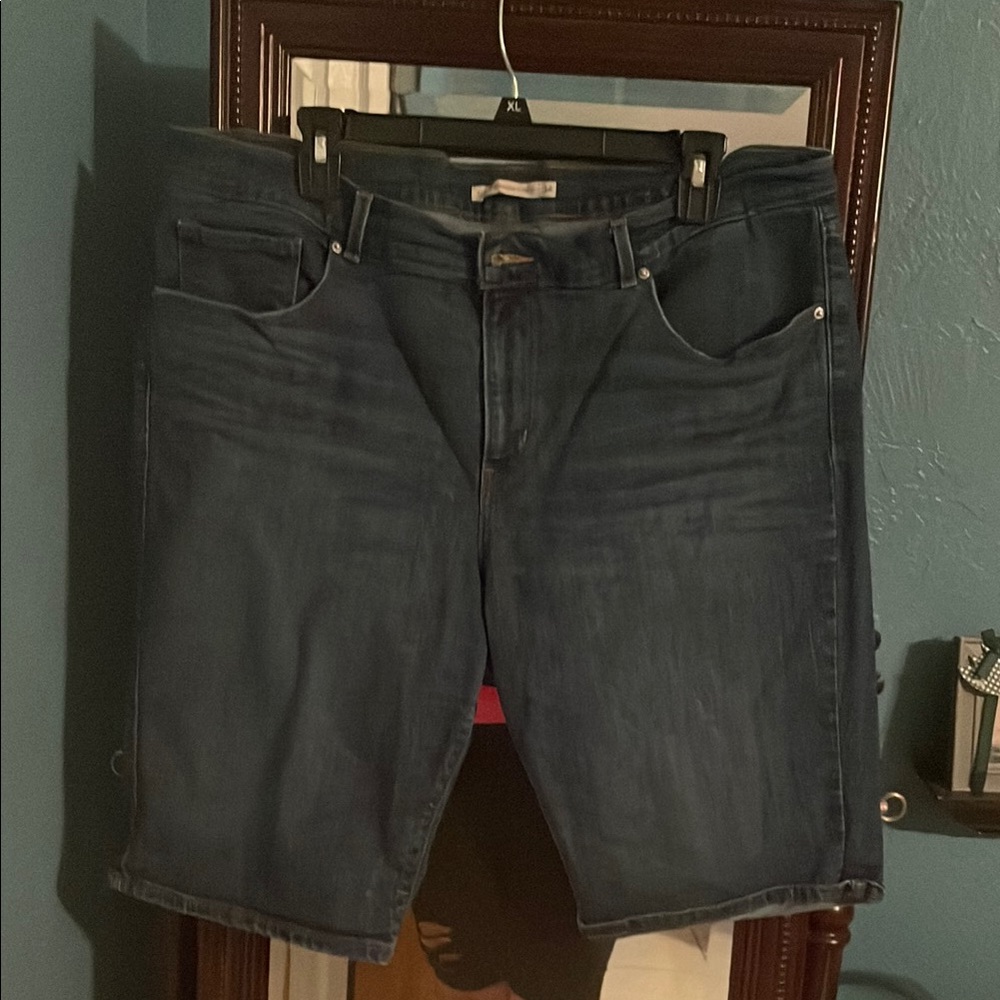 Blue Denim Shorts